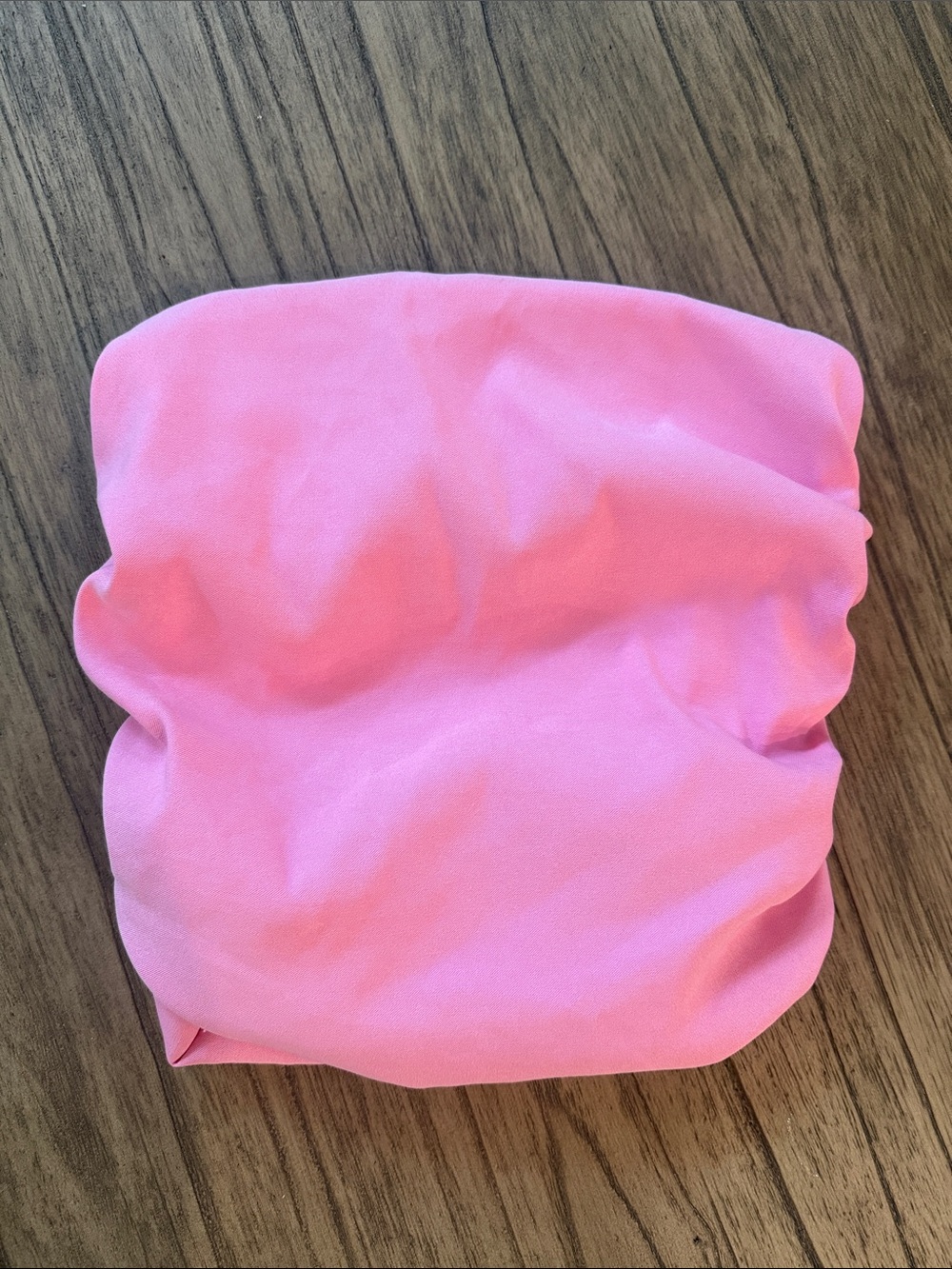Zara strapless pink cropped tube top